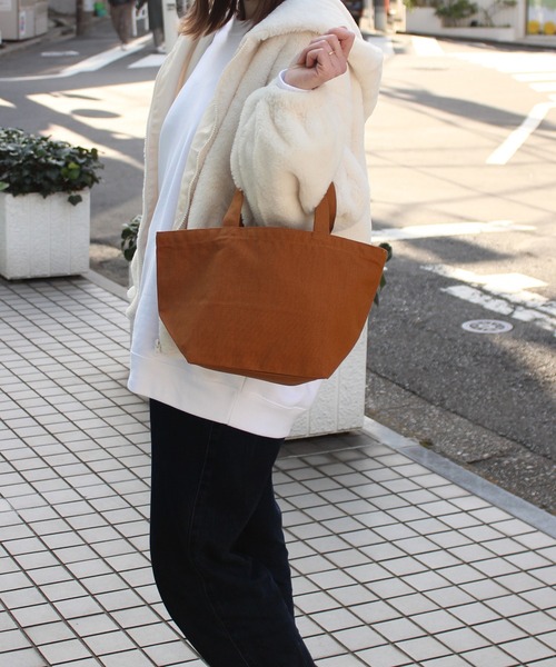 United Athle(ユナイテッドアスレ)の「【UNITED ATHLE】ユナイテッドアスレ ヘビーキャンバス タウントートバッグ 1543(トートバッグ・レディース・オリーブ/ナチュラル/ブラック/ライトグレー/キャメル/ネイビー・FREE)」の11枚目の写真