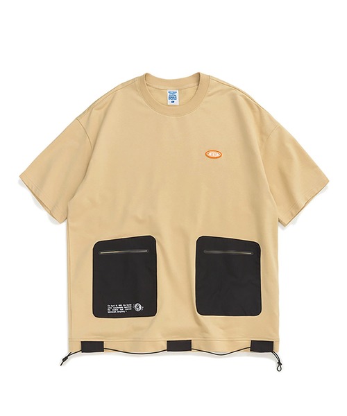 セール アジャスター付バイカラービッグポケット Tシャツ メンズ Tシャツ カットソー Me Em Select ミームセレクト のファッション通販 Zozotown
