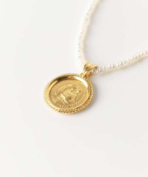 URBAN RESEARCH（アーバンリサーチ）の「HERMINA ATHENS　HERCULES PEARL NECKLACE（ネックレス・レディース・ゴールド・-）」の7枚目の写真