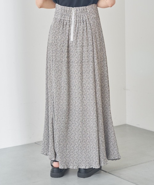 Chico（チコ）の「小花柄ワッシャースカート（スカート・レディース・ホワイト/ブラック/ブルー・FREE）」の22枚目の写真