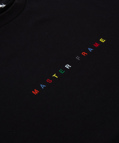 MASTER FRAME（マスターフレーム ）の「MASTER FRAME RAINBOW刺繍Tシャツ（Tシャツ/カットソー・メンズ・ホワイト/ブラック・2/4/3）」の12枚目の写真