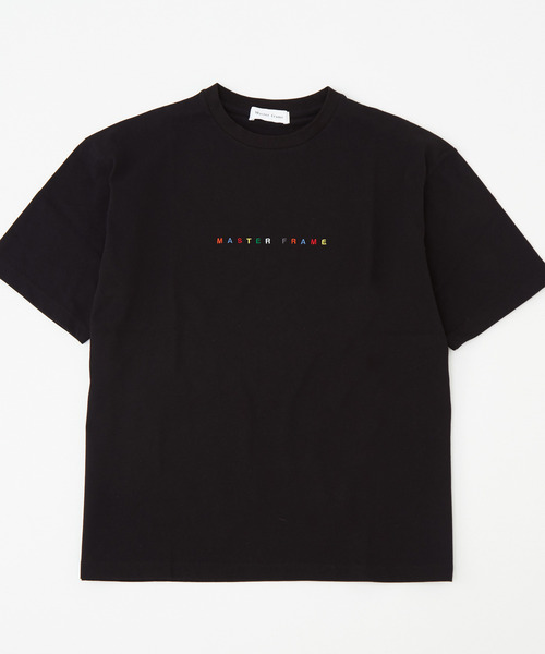 MASTER FRAME（マスターフレーム ）の「MASTER FRAME RAINBOW刺繍Tシャツ（Tシャツ/カットソー・メンズ・ホワイト/ブラック・2/4/3）」の6枚目の写真