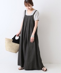 FRAMeWORK | コットンリネンオールインワン◆(サロペット/オーバーオール)