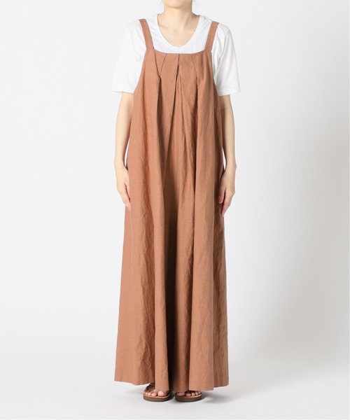 FRAMeWORK(フレームワーク)の「コットンリネンオールインワン◆(サロペット/オーバーオール・レディース・ブラック/ブラウン・38/36)」の20枚目の写真