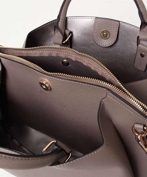 Cepica(セピカ)の「軽量ラウンドトート(トートバッグ・レディース・ライトグレー/ライトグリーン/ライトパープル/キャメル/グレイッシュベージュ・FREE)」の7枚目の写真