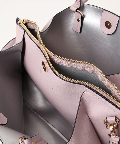 Cepica(セピカ)の「軽量ラウンドトート(トートバッグ・レディース・ライトグレー/ライトグリーン/ライトパープル/キャメル/グレイッシュベージュ・FREE)」の12枚目の写真