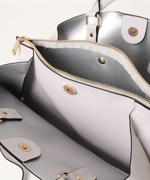 Cepica(セピカ)の「軽量ラウンドトート(トートバッグ・レディース・ライトグレー/ライトグリーン/ライトパープル/キャメル/グレイッシュベージュ・FREE)」の6枚目の写真