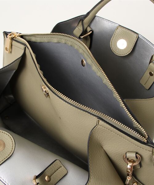 Cepica(セピカ)の「軽量ラウンドトート(トートバッグ・レディース・ライトグレー/ライトグリーン/ライトパープル/キャメル/グレイッシュベージュ・FREE)」の8枚目の写真