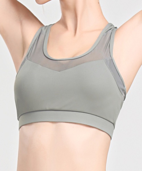 SLIGHTLY BUDDHA ブラトップ ヨガ ジム ワークアウト メッシュ