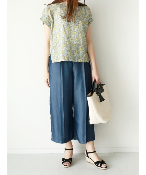 Te chichi（テチチ）の「リバティ柄アソートタックスリーブ