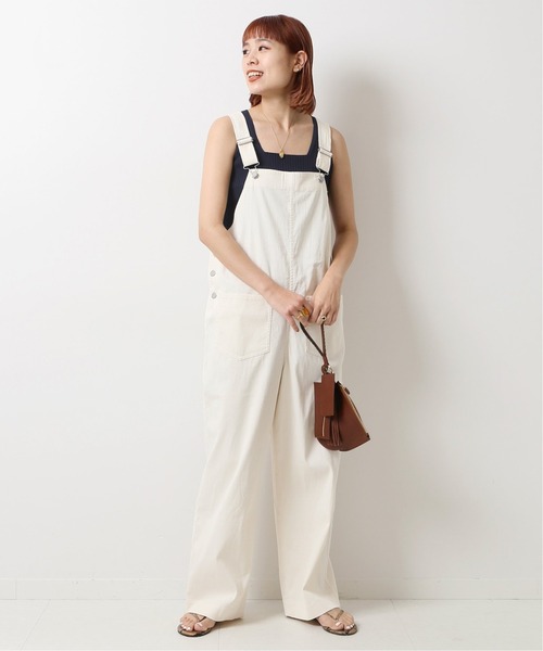 Spick & Span（スピックアンドスパン）の「コットンポリエステル 2wayニットタンクトップ◆（ニット/セーター・レディース・ホワイト/ネイビー/ブラウン/グリーン・FREE）」の12枚目の写真