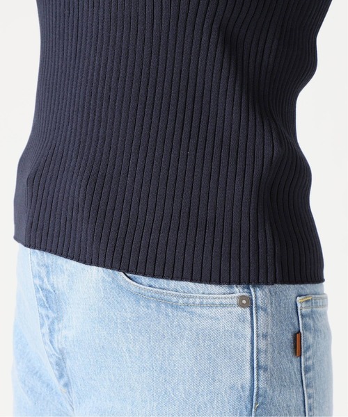 Spick & Span（スピックアンドスパン）の「コットンポリエステル 2wayニットタンクトップ◆（ニット/セーター・レディース・ホワイト/ネイビー/ブラウン/グリーン・FREE）」の21枚目の写真