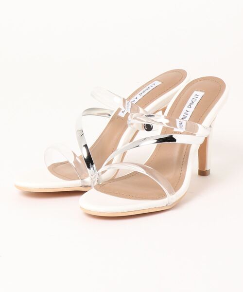 Miminy Piminy（ミミニー ピミニー）の「MiminyPiminy(ミミニーピミニー) チューブベルトヒール サンダル（サンダル・レディース・ブラック/ブラウン/クリア・L/S/M/LL）」の3枚目の写真