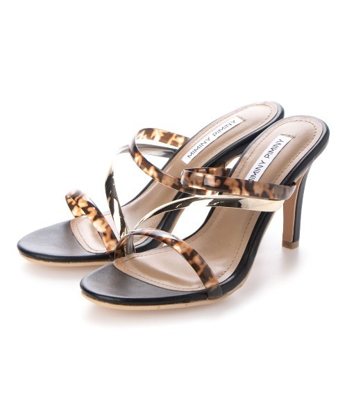 Miminy Piminy（ミミニー ピミニー）の「MiminyPiminy(ミミニーピミニー) チューブベルトヒール サンダル（サンダル・レディース・ブラック/ブラウン/クリア・L/S/M/LL）」の8枚目の写真