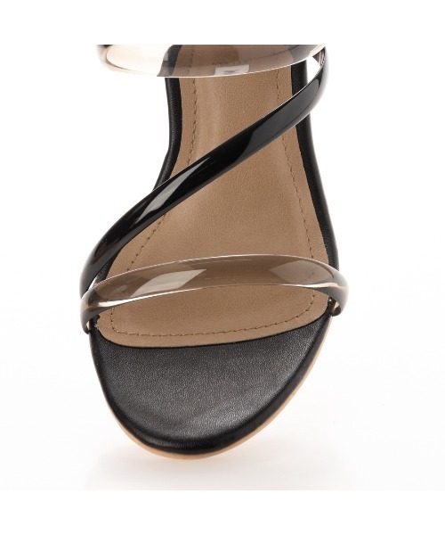 Miminy Piminy（ミミニー ピミニー）の「MiminyPiminy(ミミニーピミニー) チューブベルトヒール サンダル（サンダル・レディース・ブラック/ブラウン/クリア・L/S/M/LL）」の19枚目の写真