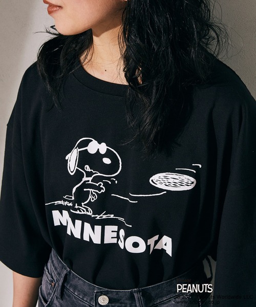 セール】【PEANUTS×SPORTS WEAR by relume】スヌーピーTシャツ