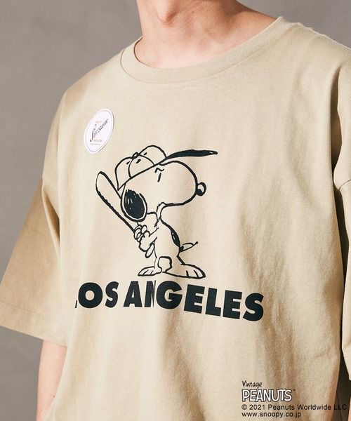 セール】【PEANUTS×SPORTS WEAR by relume】スヌーピーTシャツ