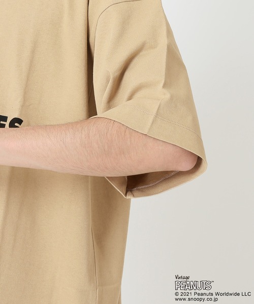 JOURNAL STANDARD relume（ジャーナルスタンダード　レリューム）の「【PEANUTS×SPORTS WEAR by relume】スヌーピーTシャツ（Tシャツ/カットソー・メンズ・ホワイト/ブラック/スミクロ/ベージュ・MEDIUM/LARGE/X-LARGE）」の11枚目の写真