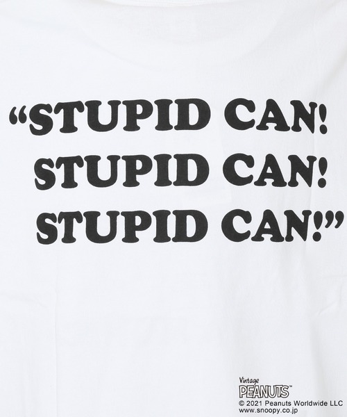 JOURNAL STANDARD relume（ジャーナルスタンダード　レリューム）の「【PEANUTS×SPORTS WEAR by relume】スヌーピーTシャツ（Tシャツ/カットソー・メンズ・ホワイト/ブラック/スミクロ/ベージュ・MEDIUM/LARGE/X-LARGE）」の12枚目の写真