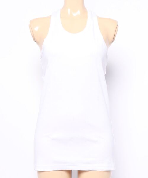 AVIREX（アヴィレックス）の「AVIREX/アヴィレックス/【DAILY】デイリー タンクトップ/DAILY TANK TOP/AVIREX/アヴィレックス（タンクトップ・レディース・ホワイト/ブラック/グレー/オリーブ/チャコール/ロイヤルブルー・SMALL/MEDIUM/LARGE/X-LARGE）」の2枚目の写真