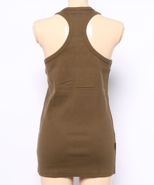 AVIREX（アヴィレックス）の「AVIREX/アヴィレックス/【DAILY】デイリー タンクトップ/DAILY TANK TOP/AVIREX/アヴィレックス（タンクトップ・レディース・ホワイト/ブラック/グレー/オリーブ/チャコール/ロイヤルブルー・SMALL/MEDIUM/LARGE/X-LARGE）」の8枚目の写真