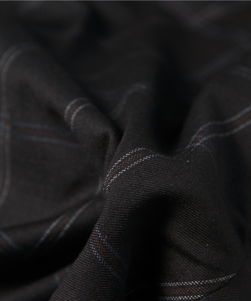 HARE(ハレ)の「チェックイージートラウザー(HARE)(スラックス・メンズ・ブラック/グレー・MEDIUM/SMALL/LARGE)」の5枚目の写真