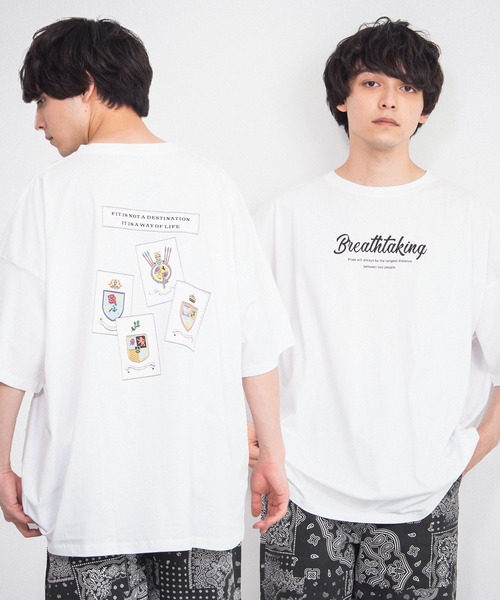 Bender Tokyo ビッグシルエット イラスト バックプリント Tシャツ