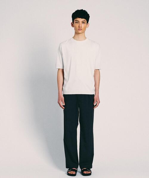 UNITED ARROWS(ユナイテッドアローズ)の「<UNITED ARROWS> セーターマシン ニット Tシャツ(ニット/セーター・メンズ・グレー/オフホワイト/ライム/イエロー・SMALL/MEDIUM/LARGE/X-LARGE)」の5枚目の写真