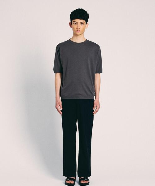 UNITED ARROWS(ユナイテッドアローズ)の「<UNITED ARROWS> セーターマシン ニット Tシャツ(ニット/セーター・メンズ・グレー/オフホワイト/ライム/イエロー・SMALL/MEDIUM/LARGE/X-LARGE)」の6枚目の写真