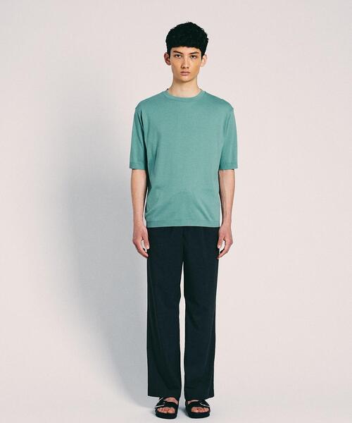 UNITED ARROWS(ユナイテッドアローズ)の「<UNITED ARROWS> セーターマシン ニット Tシャツ(ニット/セーター・メンズ・グレー/オフホワイト/ライム/イエロー・SMALL/MEDIUM/LARGE/X-LARGE)」の8枚目の写真