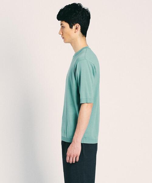 UNITED ARROWS(ユナイテッドアローズ)の「<UNITED ARROWS> セーターマシン ニット Tシャツ(ニット/セーター・メンズ・グレー/オフホワイト/ライム/イエロー・SMALL/MEDIUM/LARGE/X-LARGE)」の9枚目の写真