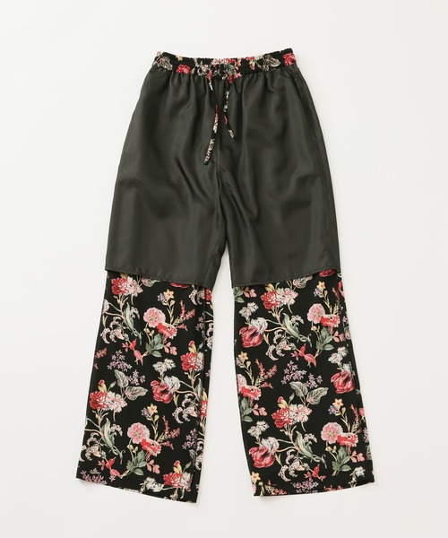 JOURNAL STANDARD relume（ジャーナルスタンダード　レリューム）の「ブラックフローラルイージーパンツ◆（その他パンツ・レディース・パープル/レッド・FREE）」の21枚目の写真