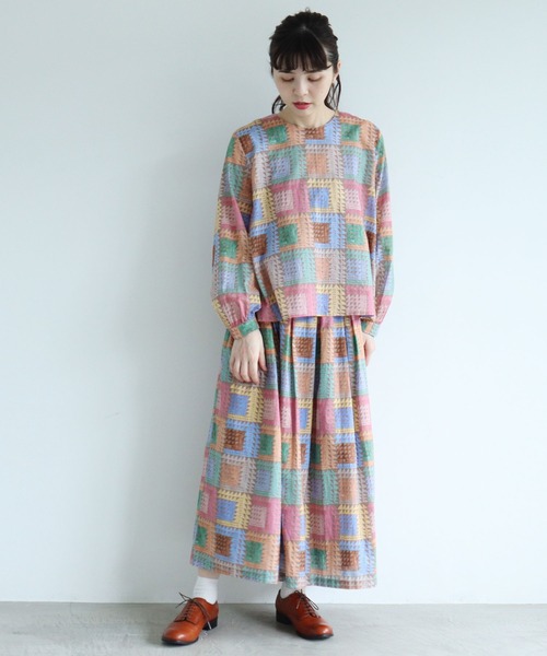 スカート l'atelier du savon AMBIDEX Store ○FISH ジャカード スカート(F クロ): l'atelier