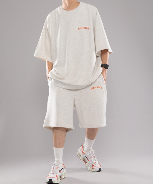 kutir(クティール)の「カレッジロゴ刺繍ルーズTシャツ(Tシャツ/カットソー・メンズ・ダークグリーン/グレー/ダークブルー・MEDIUM/LARGE)」の5枚目の写真