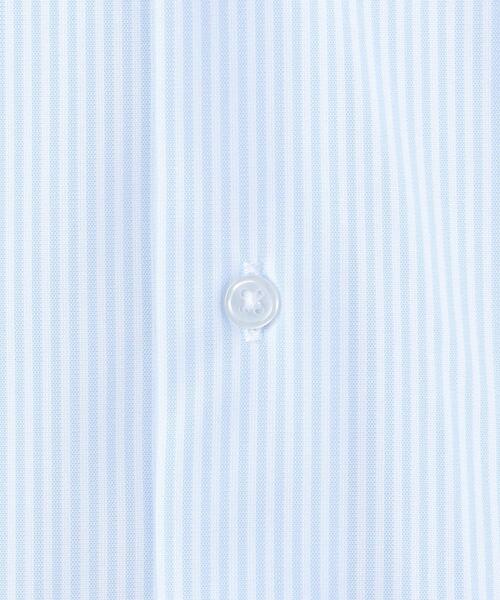 WORK TRIP OUTFITS GREEN LABEL RELAXING（ワークトリップアウトフィッツグリーンレーベル リラクシング）の「WTO Pロンスト トリコット カッタウェイ スリム ドレスシャツ -イージーアイロン・吸水速乾・ストレッチ-（ビジネスシャツ・メンズ・ライトブルー/コバルトブルー・SMALL/LARGE/X-LARGE/MEDIUM）」の15枚目の写真