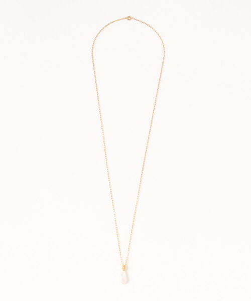 Demi-Luxe BEAMS（デミルクス ビームス）の「Demi-Luxe BEAMS / バロックパール ドロップ ネックレス（ネックレス・レディース・ゴールド・ONE SIZE）」の2枚目の写真