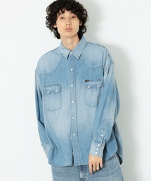 Lee | SUPERSIZED オーバーサイズ　ビッグシルエット　デニムシャツ(シャツ/ブラウス)