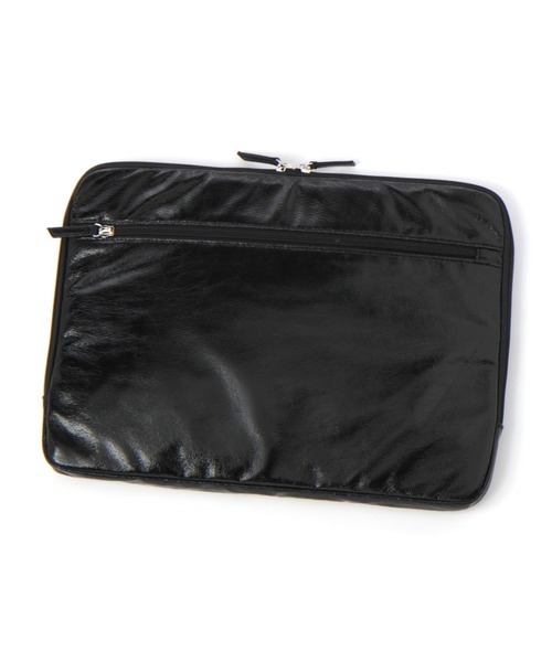 LEPSIM（レプシィム）の「撥水パソコンケース　956429（PC・タブレットケース・レディース・ブラック/ガンメタ/レオパード・ONE SIZE）」の4枚目の写真