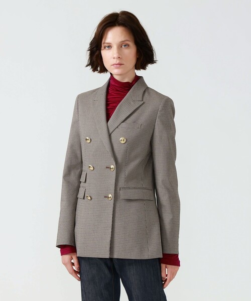 LOVELESS(ラブレス)の「ガンクラブコンケープド ダブルジャケット(テーラードジャケット・レディース・ブラウン系その他・34/36/38)」の1枚目の写真