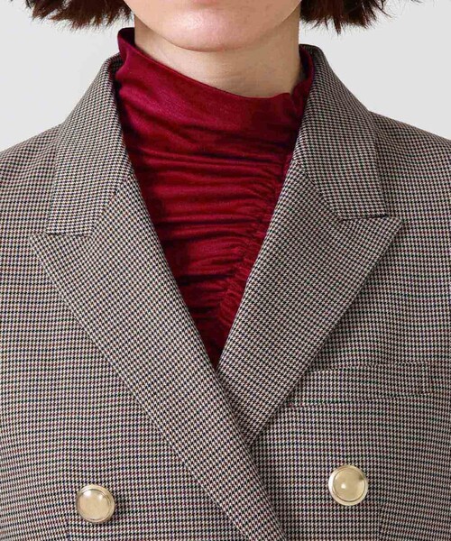 LOVELESS(ラブレス)の「ガンクラブコンケープド ダブルジャケット(テーラードジャケット・レディース・ブラウン系その他・34/36/38)」の6枚目の写真