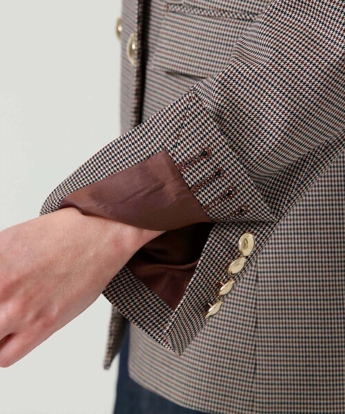 LOVELESS(ラブレス)の「ガンクラブコンケープド ダブルジャケット(テーラードジャケット・レディース・ブラウン系その他・34/36/38)」の9枚目の写真