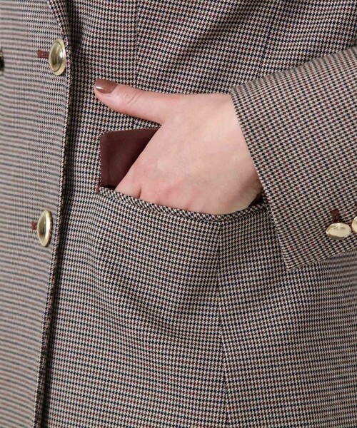 LOVELESS(ラブレス)の「ガンクラブコンケープド ダブルジャケット(テーラードジャケット・レディース・ブラウン系その他・34/36/38)」の10枚目の写真