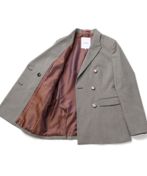 LOVELESS(ラブレス)の「ガンクラブコンケープド ダブルジャケット(テーラードジャケット・レディース・ブラウン系その他・34/36/38)」の12枚目の写真
