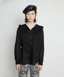 BEAUTY&YOUTH UNITED ARROWS | BY コットンカラーフリルシャツ ∴(シャツ/ブラウス)