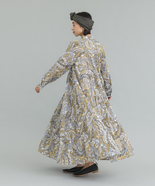 manana suerte(マニャーナスエルテ)の「ペイズリーティアードワンピース(ワンピース・レディース・イエロー/ブルー・FREE)」の22枚目の写真