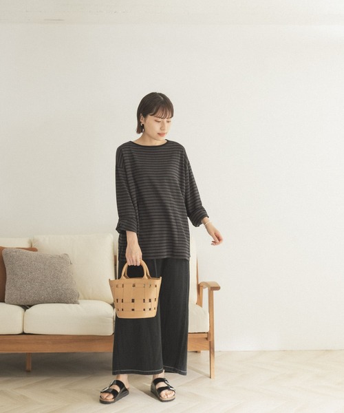 FORK&SPOON（フォークアンドスプーン）の「FORK&SPOON　ボーダールーズニット（ニット/セーター・レディース・グレー系その他/ブルー系その他/ブラック系その他・ONE）」の16枚目の写真