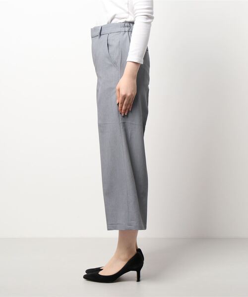 m.f.editorial(エムエフエディトリアル)の「エムエフエディトリアルレディース/m.f.editorial:Women ストレッチ ボタン付 ワイドパンツ(その他パンツ・レディース・ライトグレー/ベージュ/ブラック・S/LARGE/MEDIUM)」の5枚目の写真