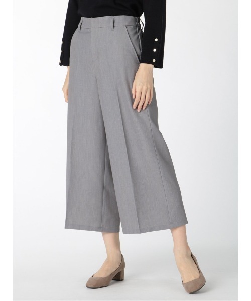 m.f.editorial(エムエフエディトリアル)の「エムエフエディトリアルレディース/m.f.editorial:Women ストレッチ ボタン付 ワイドパンツ(その他パンツ・レディース・ライトグレー/ベージュ/ブラック・S/LARGE/MEDIUM)」の11枚目の写真