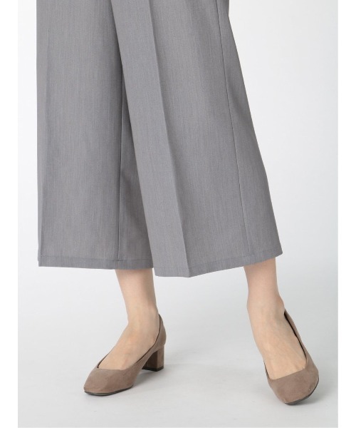m.f.editorial(エムエフエディトリアル)の「エムエフエディトリアルレディース/m.f.editorial:Women ストレッチ ボタン付 ワイドパンツ(その他パンツ・レディース・ライトグレー/ベージュ/ブラック・S/LARGE/MEDIUM)」の17枚目の写真