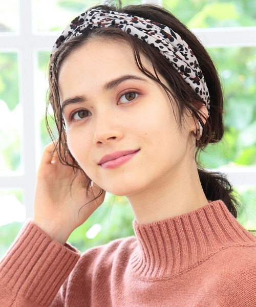 B:MING by BEAMS（ビーミングバイビームス）の「B:MING by BEAMS / フラワー柄 ヘアバンド（ヘアバンド・レディース・ブラック/ホワイト系その他5/イエロー・ONE SIZE）」の10枚目の写真